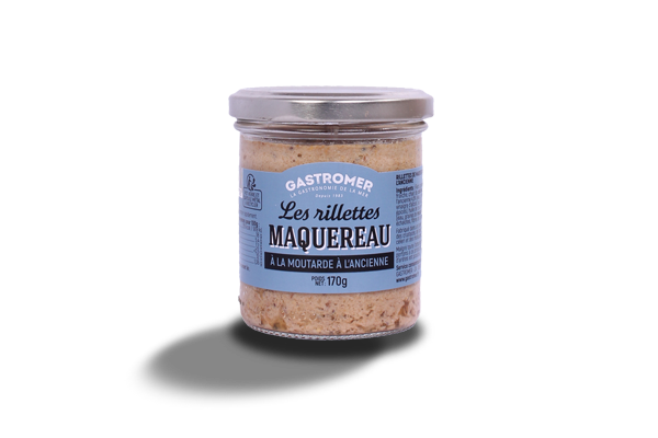 Rillettes maquereau à la moutarde à l'ancienne - Gastromer